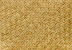 traditional thai style pattern nature background of brown handicraft weave texture wicker surface for furniture material