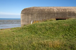 Old german bunker on the island of Jersey, UK