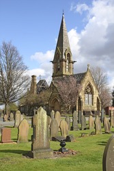 Anglican mortuary chapel, Philips Park Cemetery, Gorton, Manchester, UK