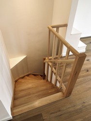 wooden staircase