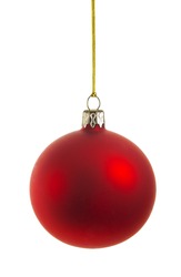 christmas ball with clipping path, vector file available