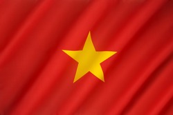 Flag of Vietnam - At the end of the Vietnam War in 1975, the flag of North Vietnam was adopted as the flag of the Socialist Republic of Vietnam.