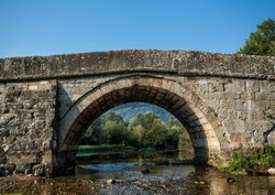 Roman bridge on the river
