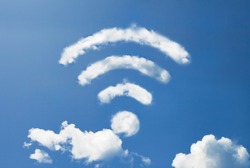wifi cloud shape