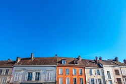 Provins, FRANCE - June 11, 2022: Street view of old village Provins in France