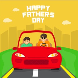 Happy Father's Day Background
Vector illustration

