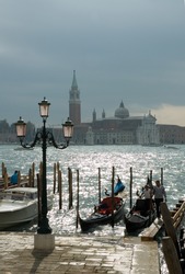Godolas in Venice