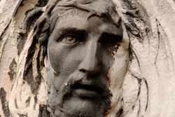 Jesus Christ statue as a symbol of eternal life