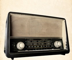 retro radio background
