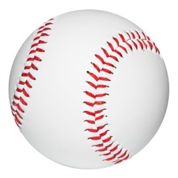 Baseball ball. Clipping Path 