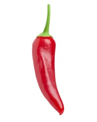 chili pepper isolated Clipping Path