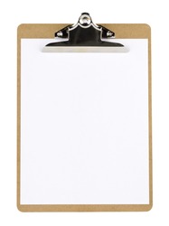 Close-up image of a notepad with blank paper.