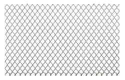 Metal net isolated on a white background