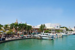 Shopping mall at Miami's waterfront