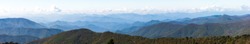 Blue Ridge Mountains Smoky Mountain National Park wide horizon landscape background layered hills and valleys large format pano panoramic