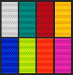 Vector illustration of Multicolore diamond grade reflective pattern