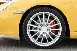 Wheel of new sports car 2