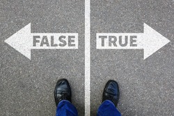 False true truth fake news lie lying facts decision decide choice