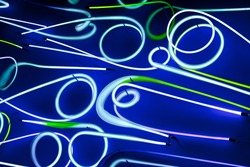 Neon sign abstract