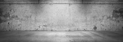 Dark Concrete Wall Background Grunge Product Placement Garage Scene