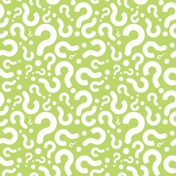 Question Mark Seamless Pattern Background