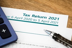 UK HMRC self assessment income tax return form 2021