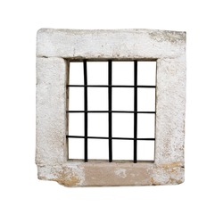 Window of an ancient prison cell