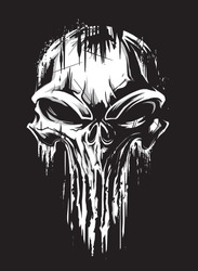Military Grunge Skull