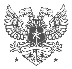 Double Headed Eagle Crest