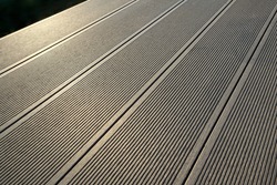 Deck planks of wpc composite material