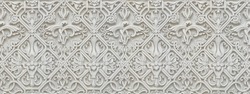 patterns on a white stone background