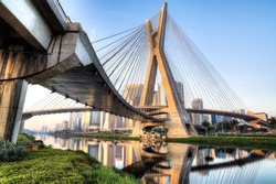 Estaiada Bridge, Sao Paulo, Brazil, South America