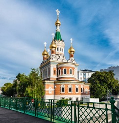 Russian Orthodox St Nicholas church in the city of Vienna, Austria