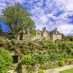 medieval elizabethan country house, cotswolds the uk