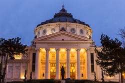 Romanian Athenaeum, Bucharest's most prestigious concert hall.