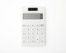 close up of the calculator
