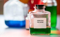 Trinitro Toluene. Trinitro Toluene hazardous chemical in laboratory packaging