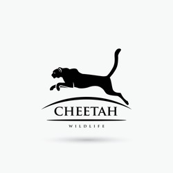 Cheetah symbol - vector illustration
