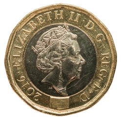 New British Pound Coin (2017 design)