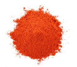 Pile of red paprika powder