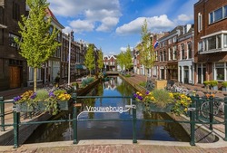 Gouda cityscape - Netherlands - architecture background