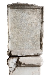blank stone in Coliseum to put your own text