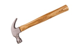 Hammer isolated on a white background. Cut out.