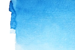 Blue watercolor brush strokes, may be used as background