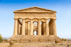 The Temple of Concordia is the largest and best-preserved Doric temple in Sicily, Italy.