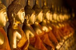 Buddha statue at Wat Arun, Bangkok Thailand