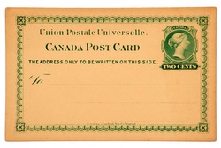 Unused and early post office issued postcard dated 1877.