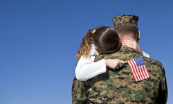 Military Father and Daughter Reunited