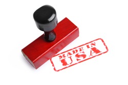 MADE IN USA rubber stamp