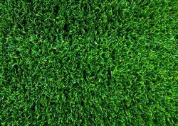 Artificial turf taken from the top.